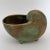Vintage American Frankoma pottery footed cachepot fashioned after a nautilus shell. Finished in the traditional prairie...