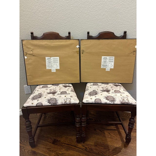 A handsome framed pair of game bird prints after Archibald Thorburn, featuring “Pheasant” and “Ryper.” Finely detailed...