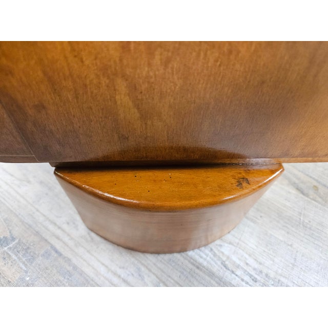 Art Deco Walnut Single Bed, 1940s For Sale - Image 9 of 18