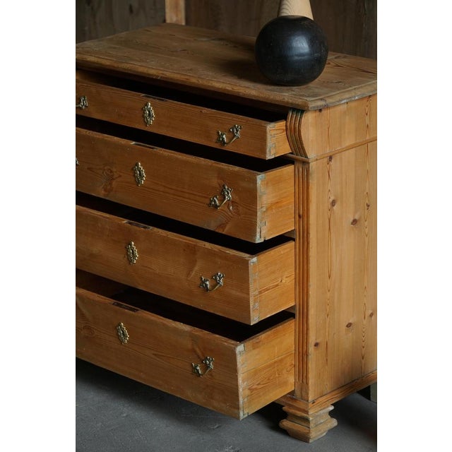 Vintage Danish Chest of Drawers in Pine, 1920s For Sale - Image 6 of 17