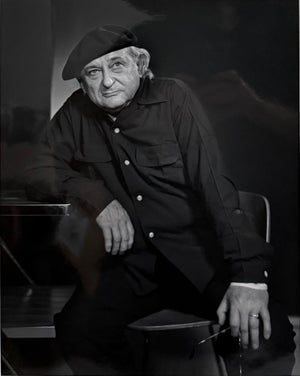 Yousuf Karsh, Sculptor Jacques Lipchitz Photograph Portrait Yousuf Karsh Photo Vintage Print, 1966