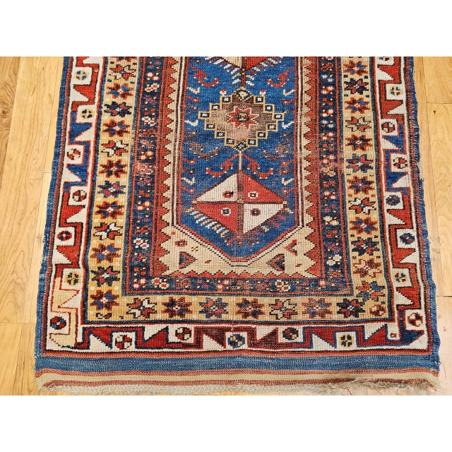 Antique Handwoven Anatolian Village Rug, Wool Prayer Design, 1880s, 4' x 6' For Sale - Image 13 of 18