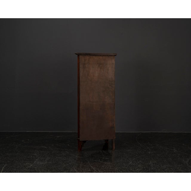 Three-Tier Corner Shelf with Ornamental Kymation Molding, 1920s For Sale - Image 10 of 18