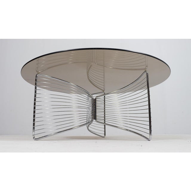Space Age Coffee Table in Wire, Germany, 1970s For Sale - Image 12 of 15