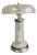 Space Age Bell Lamp in Murano Glass and Opaline attributed to Mazzega, 1980s For Sale