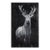 Deer II Collective Bap Vietnam Art Large-Scale Black White Wildlife Portrait For Sale