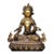 Vintage Gilt Bronze Ksitigarbha Bodhisattva Statue Buddhist Deity 12.2" For Sale