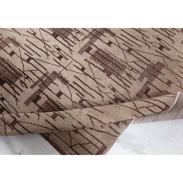 Doris Leslie Blau Art Deco Turkish Carpet by Zeki Müren For Sale - Image 4 of 9