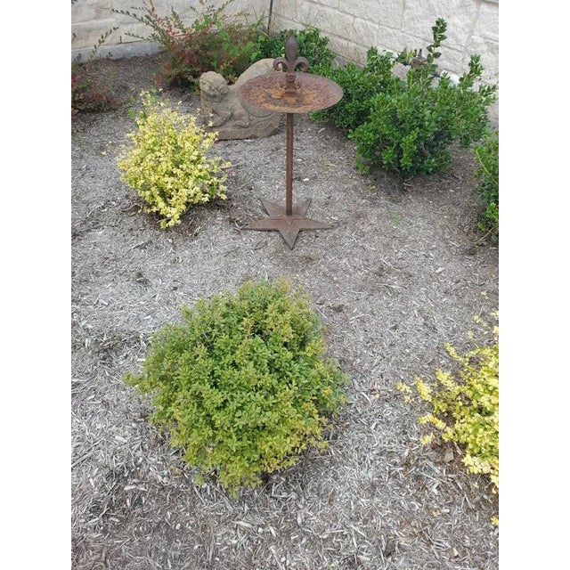 Antique Architectural Salvaged Ironwork Garden Ornament For Sale - Image 9 of 11