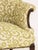 Chippendale Style Upholstered Wingback Armchair For Sale - Image 4 of 8