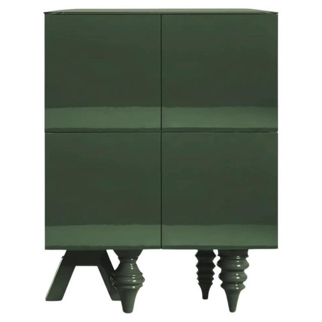 1M + 1M Multileg Cabinet in Green by Jaime Hayon for BD Barcelona For Sale - Image 14 of 14