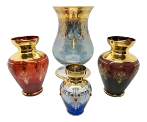 Bohemian Style Vases - Set of 4