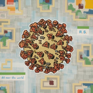 Ralf Schmidt, All Over the World 04, 2000s, Acrylic on Canvas For Sale