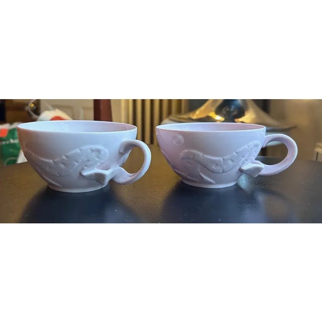 Haviland Porcelain Teacups, Set of 2 For Sale - Image 10 of 10