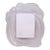 Mikasa Large 15x14 Crystal Bow Frame for 7x9 Picture Wedding Regency Frosted For Sale