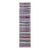 Colorful Vintage Striped Rag Runner - 2`11" X 12`8" For Sale