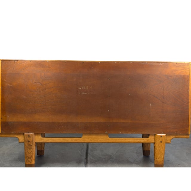 Mid-Century Modern Oak Buffet/Credenza by Edmond J. Spence "Coronation" Line, C1950s For Sale - Image 12 of 17