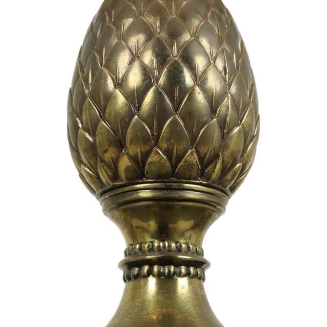 Pineapple Lamp and Table Loevsky & Loevsky for Deknudt, 1970s, Set of 2 For Sale - Image 13 of 18