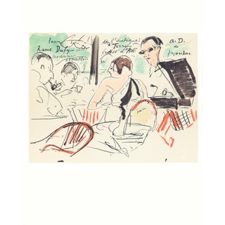 1965 Lithograph "Eden Roc" by André Dunoyer De Segonzac For Sale
