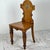 Victorian Oak Hall Chair with Earl's Crest For Sale - Image 3 of 10