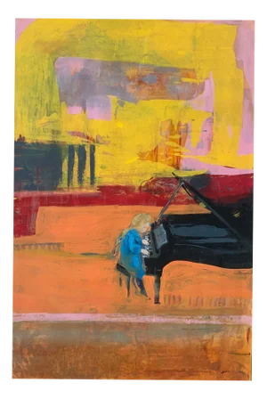 Monika Rossa, A Concert, 2025, Oil on Canvas