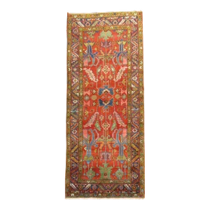 Early 20th Century Antique Heriz Runner, 3'7'' X 8'7''