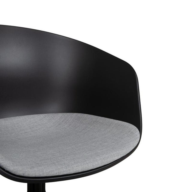 AAC20 Chairs in Grey and Black Plastic from Hay, Set of 12 For Sale - Image 10 of 18