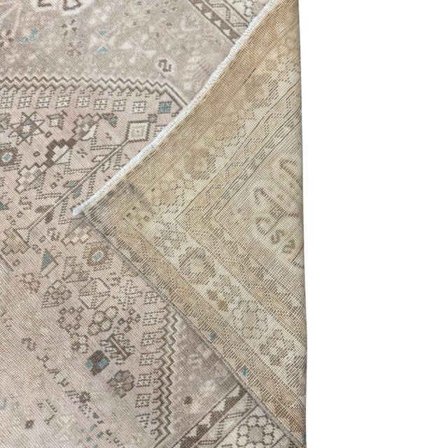Antique Stylized Floral Rug | 3x5 For Sale - Image 4 of 5
