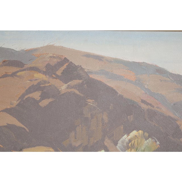 Wood Desert Landscape Painting by Sam Hyde Harris (1889-1977) For Sale - Image 7 of 12