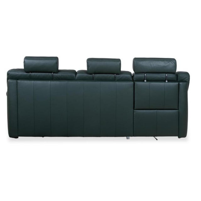 Leather Three-Seater Green Sofa from Himolla For Sale - Image 16 of 18