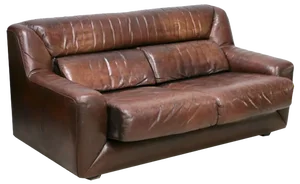 DS43 2-Seater Sofa in Leather from de Sede, Switzerland, 1970s