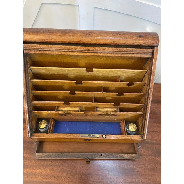 Oak Stationery Cabinet, 1860s For Sale - Image 6 of 9