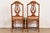 Berkey & Gay Style Antique English Jacobean Carved Walnut Dining Chairs, Set of Four For Sale - Image 10 of 11