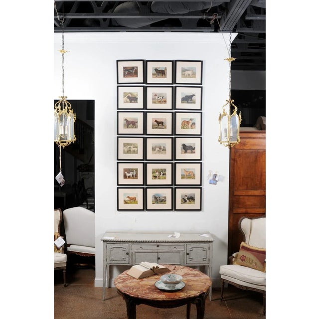 Single Print - Cassell, Petter, Galpin & Co Chromolithograph Dog Print in Black Frame For Sale - Image 11 of 12