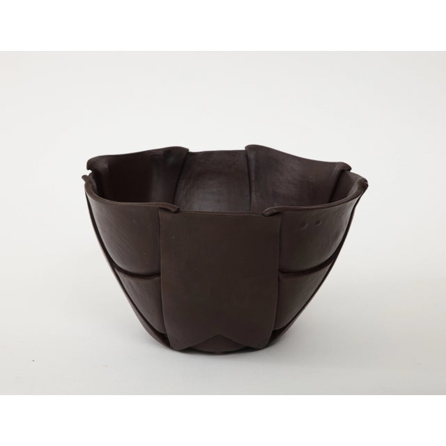 Mid-Century Modern 1970'sMid-Century Modern Studio Made Pottery Bowl For Sale - Image 3 of 8