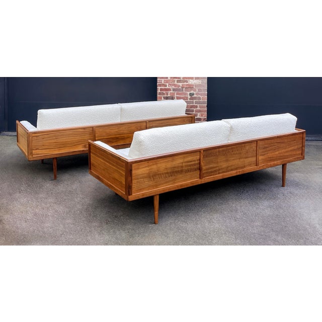 1950s Solid Walnut Case Sofa/Daybed by Mel Smilow For Sale - Image 14 of 14