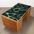 Glass Desk with Green and Black Glass Top, 1950s For Sale - Image 7 of 10
