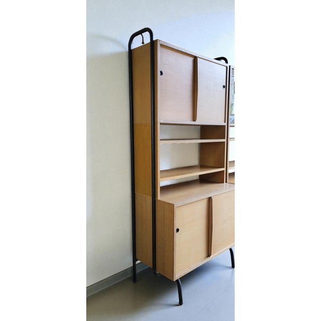 Bookcase by Robert Charroy for Mobilor, 1950s For Sale - Image 8 of 15