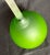 Bright Green Murano Carlo Moretti 1960s Satinato Handblown Green Stemmed Vase-10.5" H-Italy For Sale - Image 8 of 8