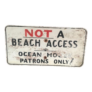 Vintage Rhode Island Ocean House Sign For Sale