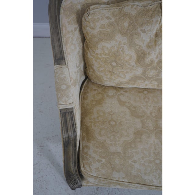 French Harden French Louis XVI Loveseat & Ottoman For Sale - Image 3 of 18