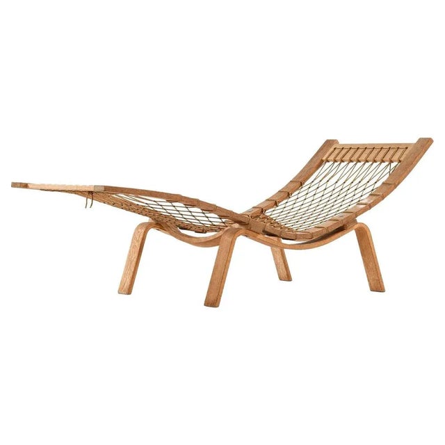 Lounge Chair in Oak and Sheepskin attributed to Hans Wegner, 1960s For Sale - Image 11 of 11