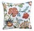 French Country Designer Schumacher Hothouse Flowers Double Sided Feather/Down Pillow For Sale - Image 3 of 5