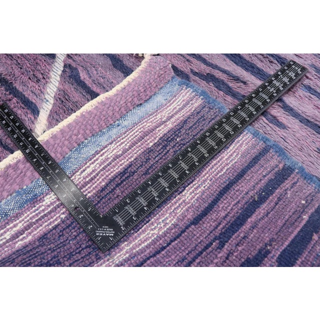 2010s Purple Beni Mrirt Moroccan Rug - 09'02 X 11'08 For Sale - Image 5 of 9