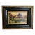 19th C Oil Painting of River With Aesthetic Period Frame For Sale