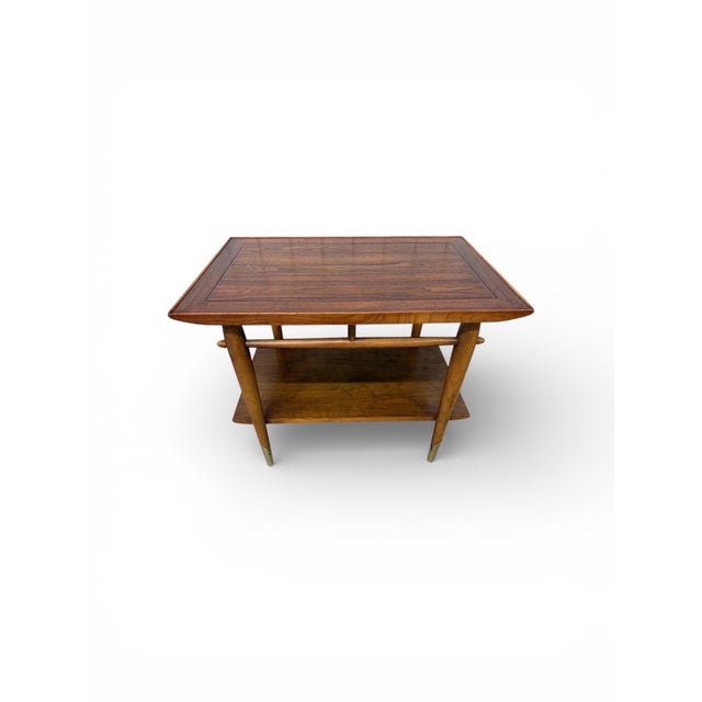 1960s Mid-Century Modern Lane Walnut Side Tables - Set of 2 For Sale - Image 5 of 7