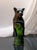 Daum Late 20th Century Daum France Pate De Verre Glass Black Panther in Green Tree For Sale - Image 4 of 16
