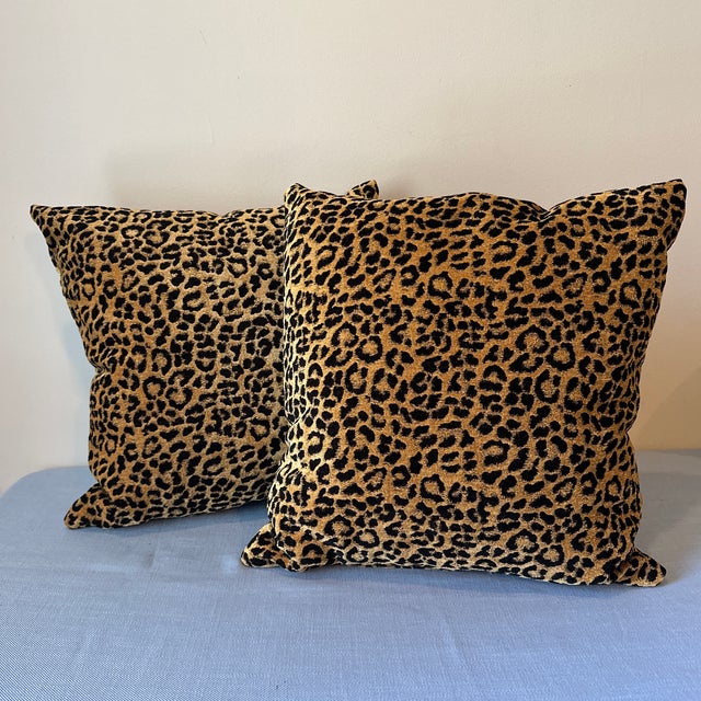 Leopard Print Pillows - Set of 2 For Sale In Nashville - Image 6 of 10