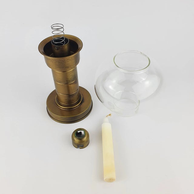 Goldenrod Space Age Loaded Candleholder from Fohl, 1960s For Sale - Image 8 of 10