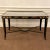 Antique Regency Style Black Lacquered Coffee Table With Glass For Sale In Chicago - Image 6 of 12